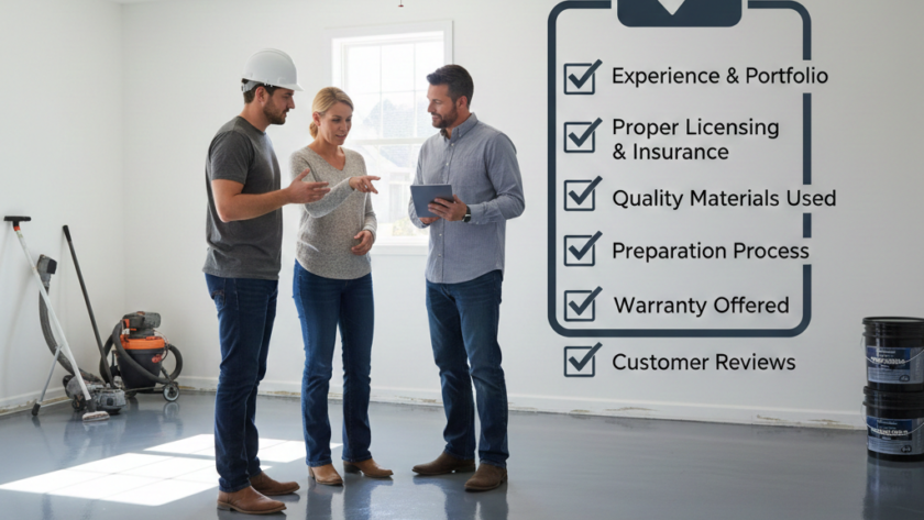 epoxy garage flooring perth