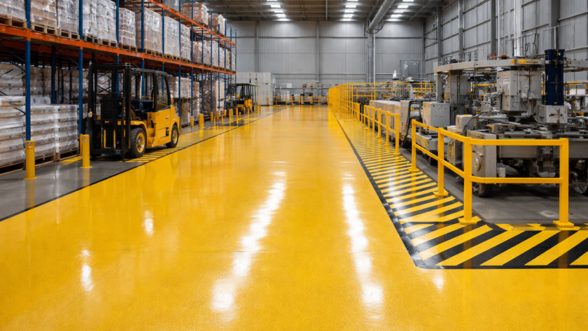 Warehouse epoxy flooring Perth