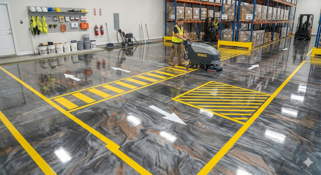 Epoxy Flooring for Warehouses