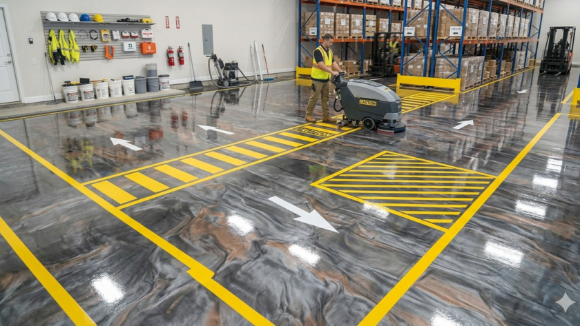 Epoxy Flooring for Warehouses