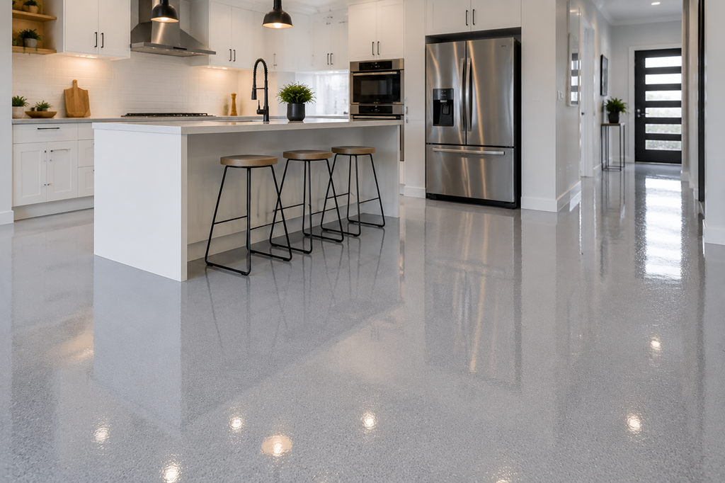 Residential Kitchen Epoxy Flooring