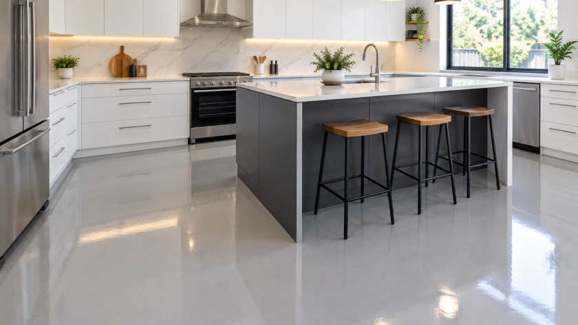 epoxy flooring kitchen